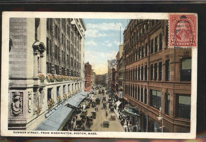 Boston Massachusetts Summer Street