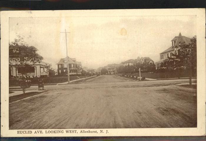 Allenhurst New Jersey Euclid Looking West