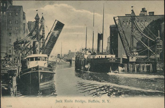 Buffalo New York Jack Knife Bridge Schiff