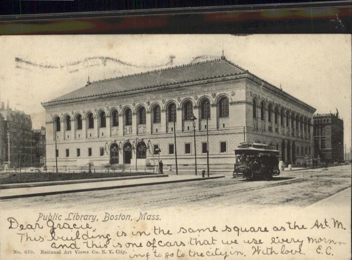 Bibliothek Library Public Library Strassenbahn