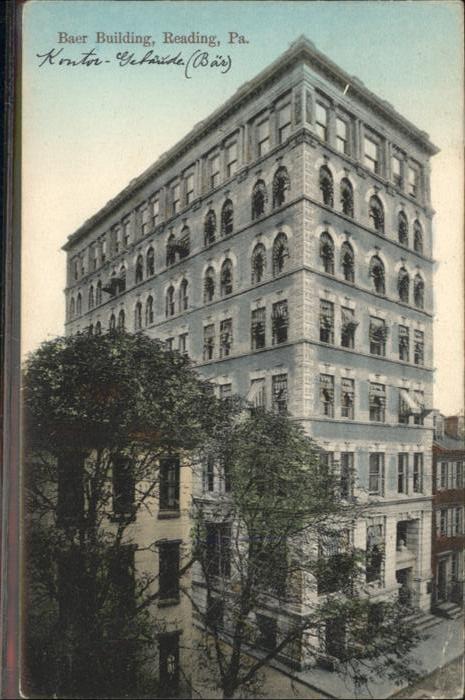 Reading Pennsylvania Baer Building