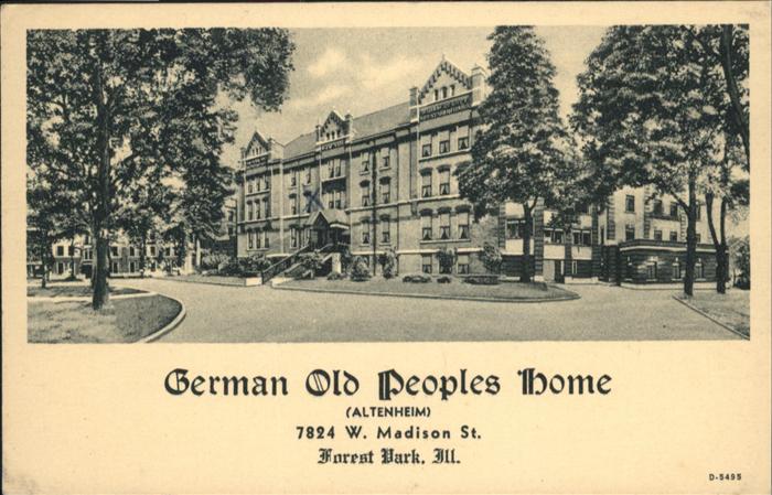 Forest Park Illinois German Old Peoples Home