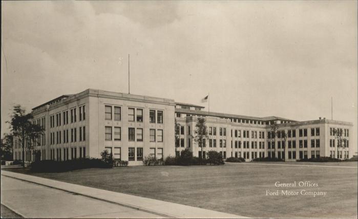 Dearborn Michigan General Office Ford Motor Company