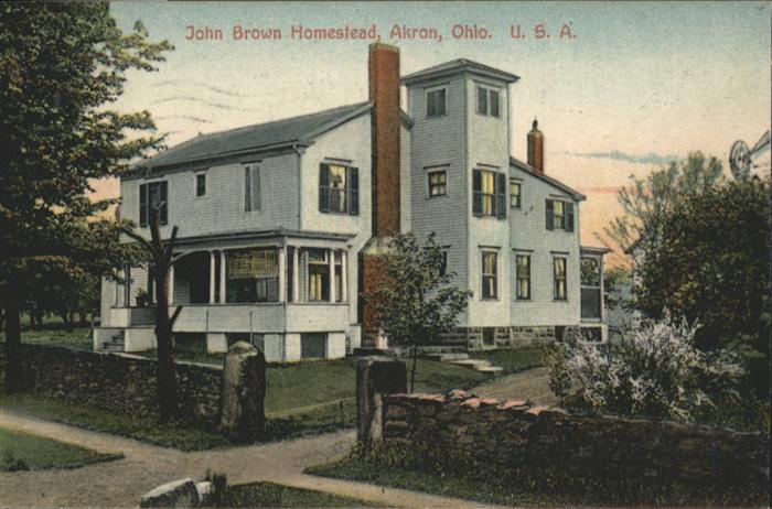 Ohio John Brown Homestead Akron