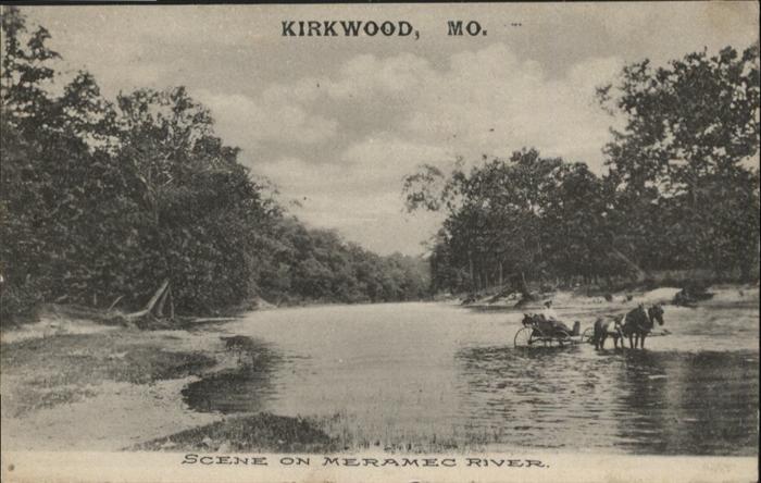 Kirkwood Missouri Meramec River Kutsche