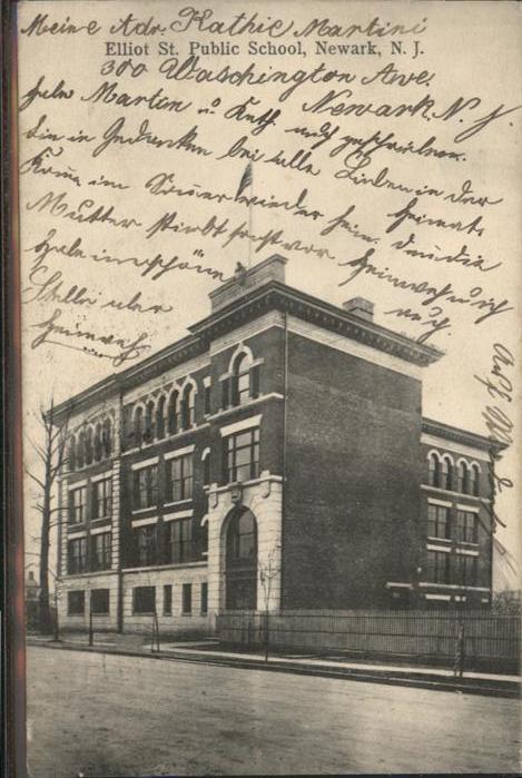 Newark New Jersey Elliot St Public School
