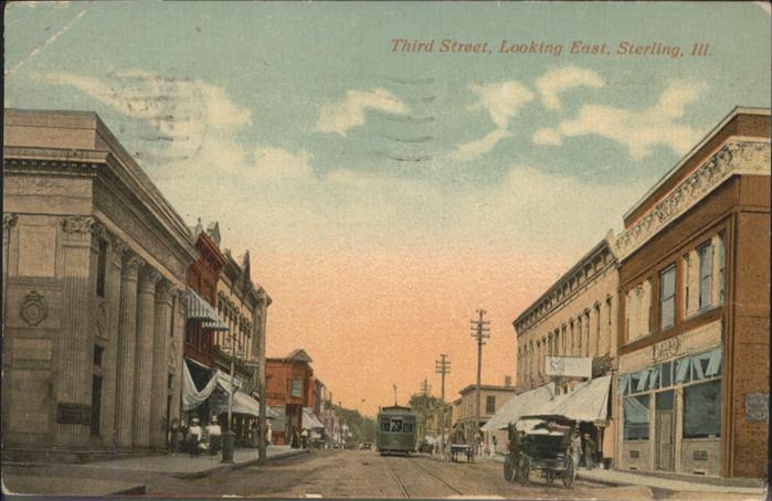 Sterling Illinois Third Street Strassenbahn