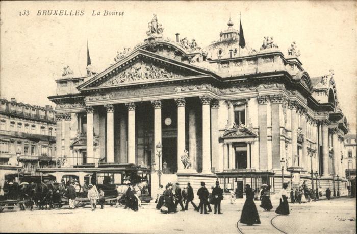 Bruxelles Bruessel Bourse Kutsche