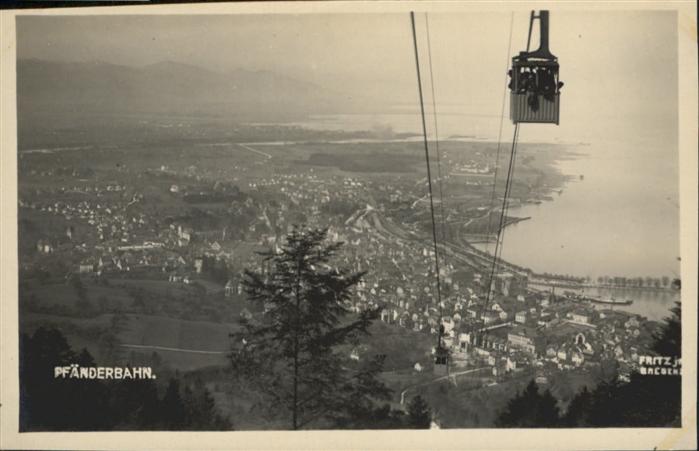 Bregenz Vorarlberg Pfaenderbahn