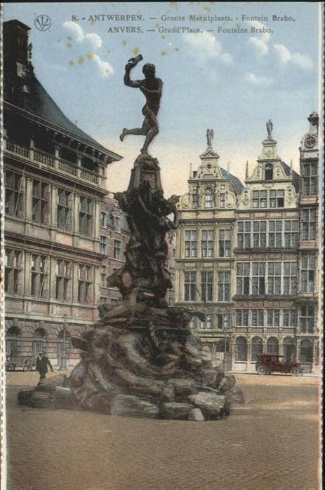 Antwerpen Anvers Grand Place Fontaine Brabo