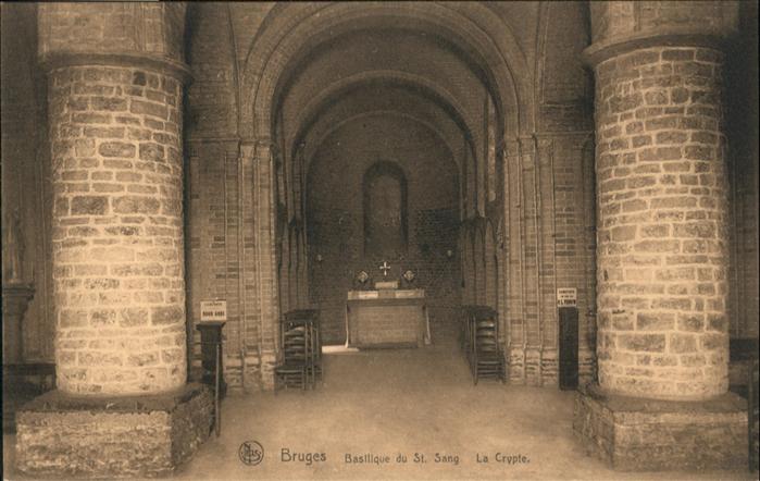 Bruges BRUGGE Belgie Basilique St Sang