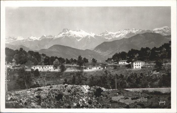 Cote d Azur Chaine des Alpes Grande Corniche o