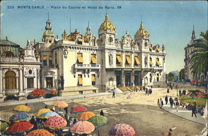 Monte-Carlo Place Casino Hotel de Paris
