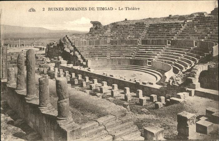 Timgad Ruines Romaines Theatre