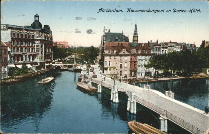 Amsterdam Niederlande Kloveniersburgwal Doelen Hotel