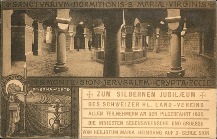 Jerusalem Yerushalayim Zum Silbernen Jubilaeum