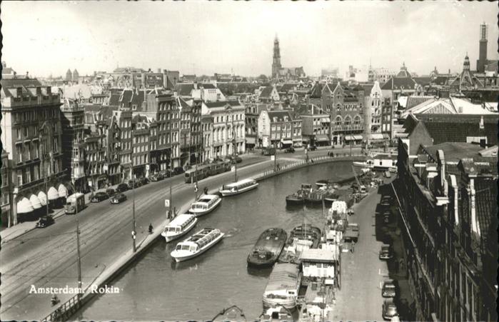 Amsterdam Niederlande Rokin Boot