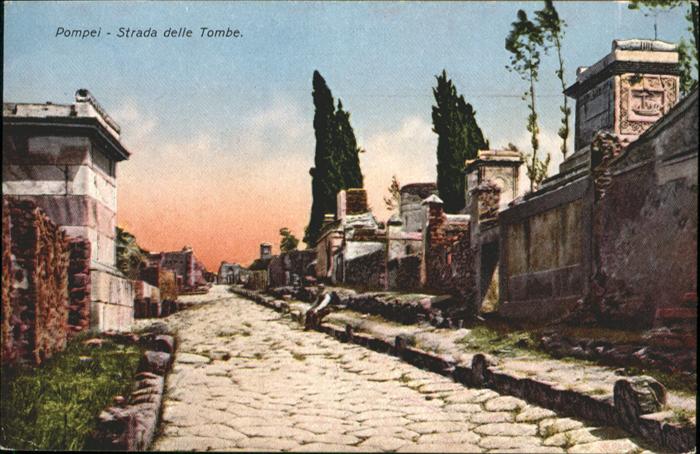 Pompei Strada Tombe