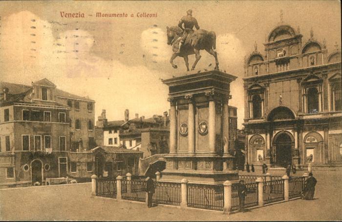 Venezia Venedig Monumento Colleoni