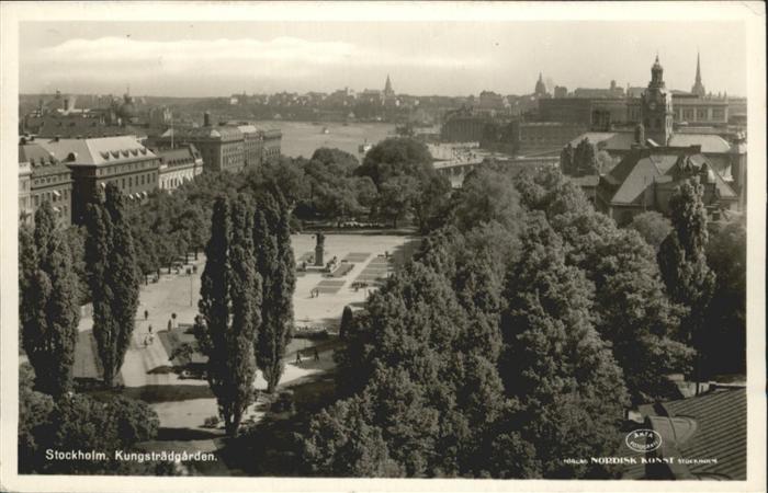 Stockholm Kungstraedgaerden