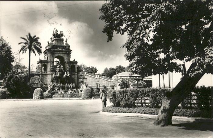 Barcelona Cataluna Parque Ciudadela Cascada