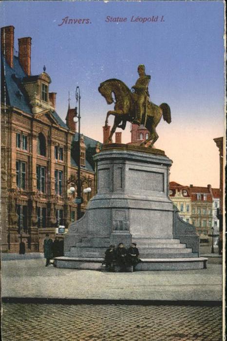 Anvers Antwerpen Statue Leopold