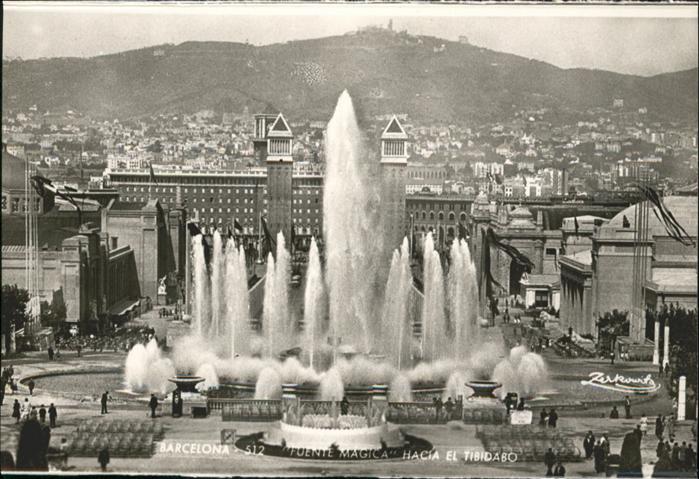 Barcelona Cataluna Springbrunnen