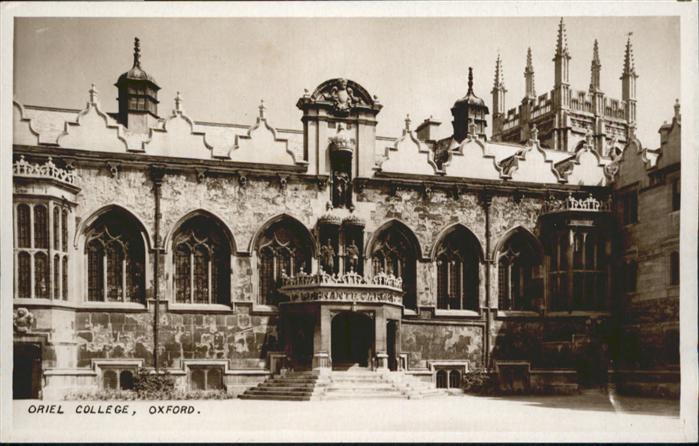 Oxford Oxfordshire Oriel College