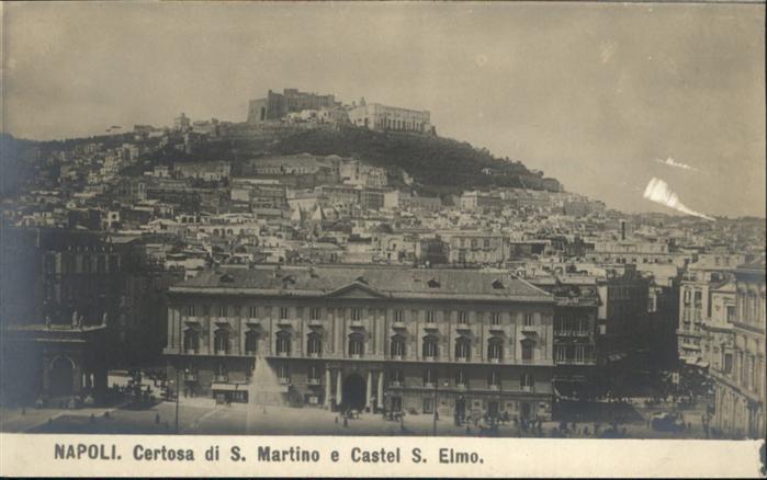 Napoli Neapel S Martino Castle S Elmo