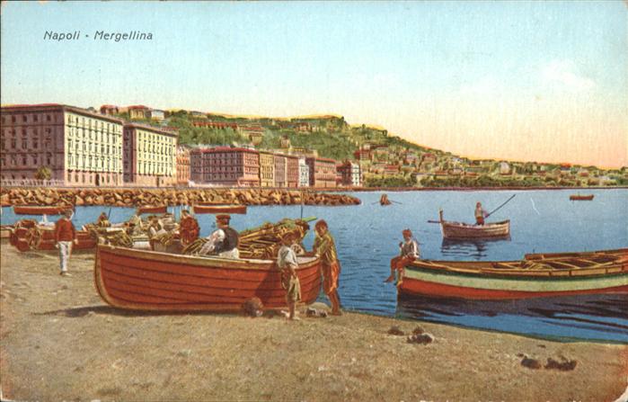 Napoli Neapel Mergellina Boot