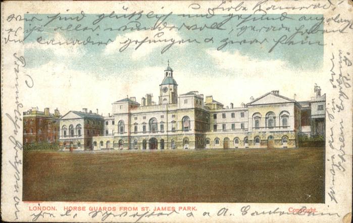 London Horse Guards St James Park