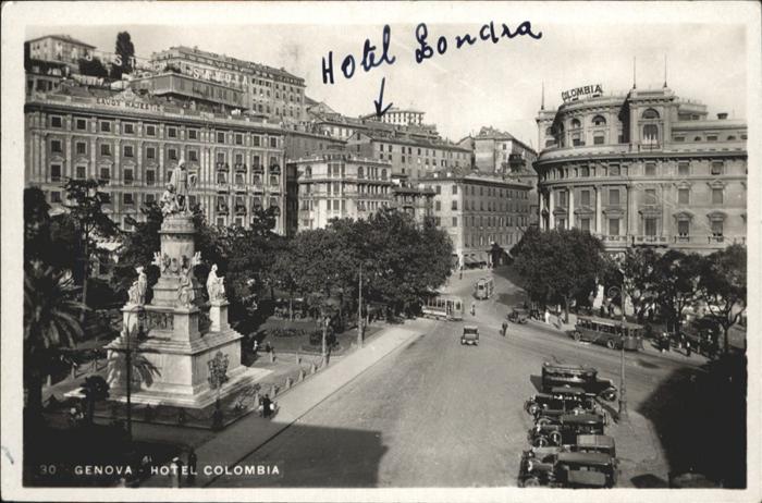 Genova Genua Liguria Hotel Colombia