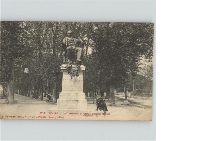 Bourg-en-Bresse Statue Edgar Quinet