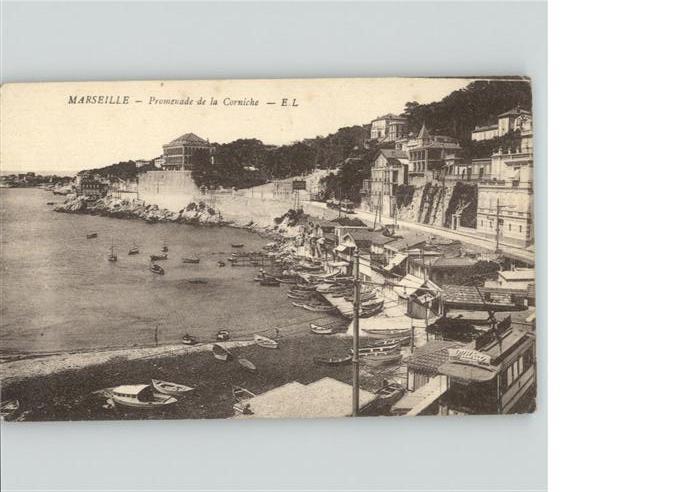 Marseille Bouches-du-Rhone Promenade Schiff