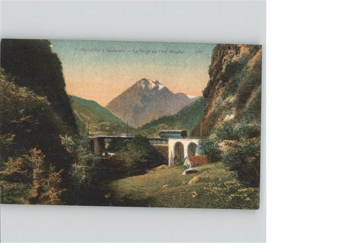 Cauterets Brücke Zug