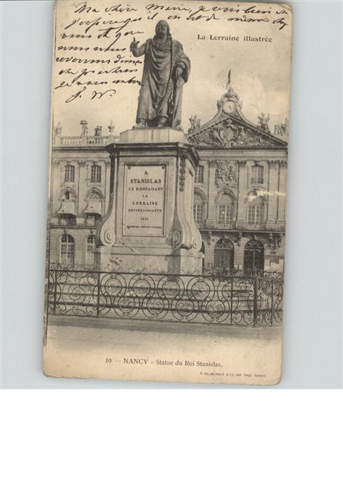 Nancy Lothringen Statue Roi Stanislas