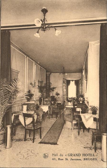 Bruges BRUGGE Belgie Grand Hotel