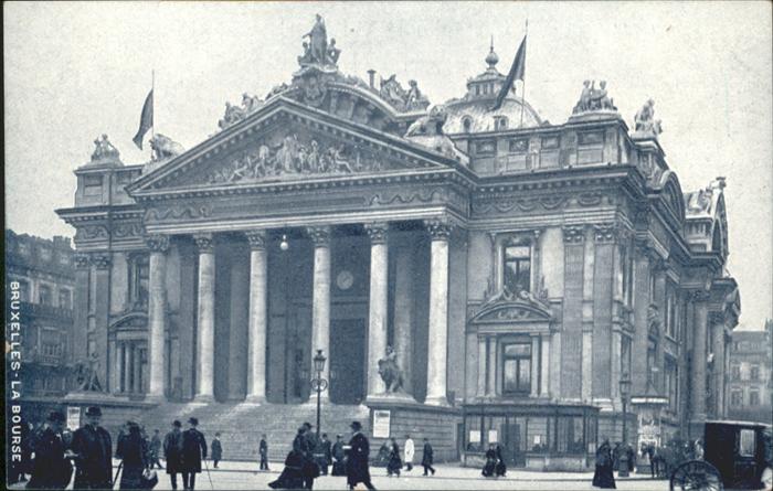 Bruxelles Bruessel Bourse Kutsche