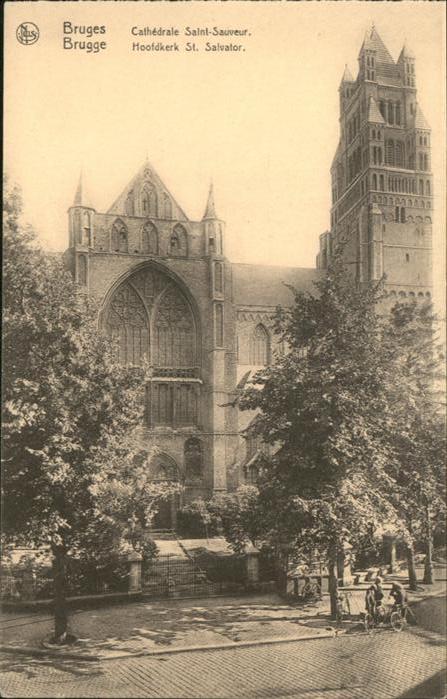 Bruges BRUGGE Belgie Cathedrale Saint Sauveur