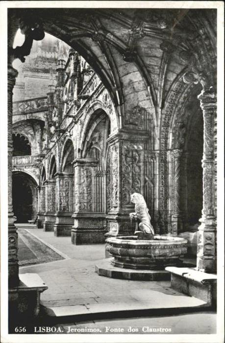 Lisboa Leronimos Fonte dos Claustros