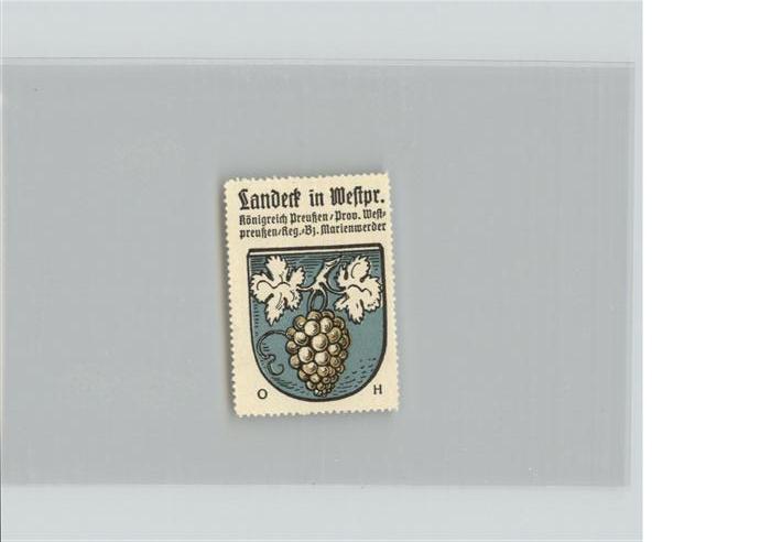 Landeck Westpreussen Briefmarke