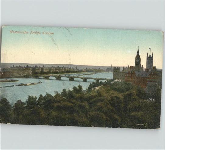 London Westminster Bridge Schiff