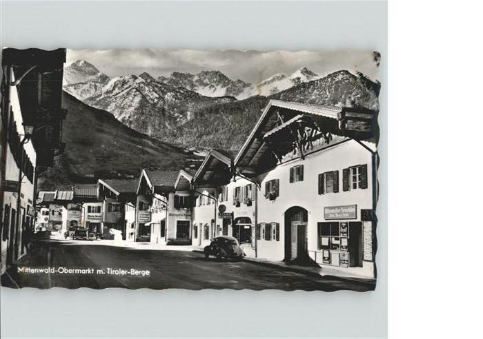 Mittenwald Karwendel Tirol Obermarkt