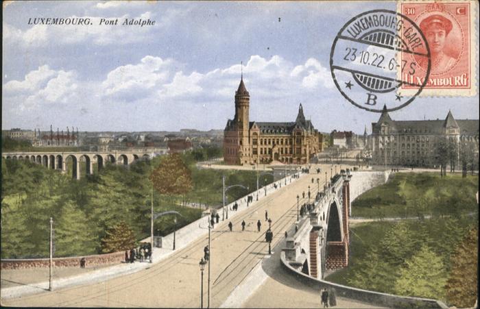 LUXEMBOURG  Luxemburg Pont Adolphe