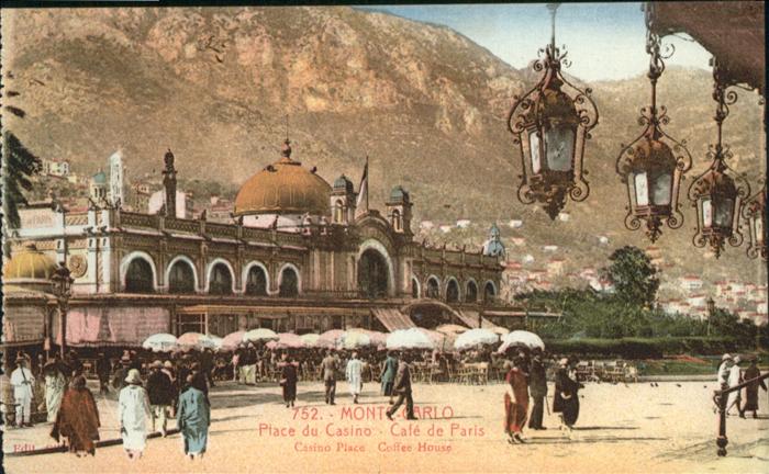 Monte-Carlo place Casino Cafe de Paris
