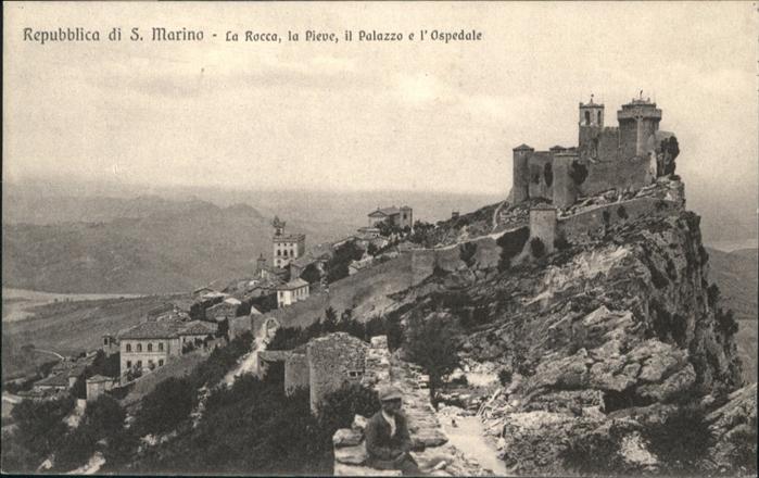 San Marino San Marino La Rocca Palazzo Ospedale
