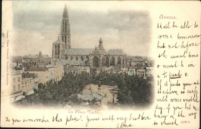 Anvers Antwerpen Place Verte
