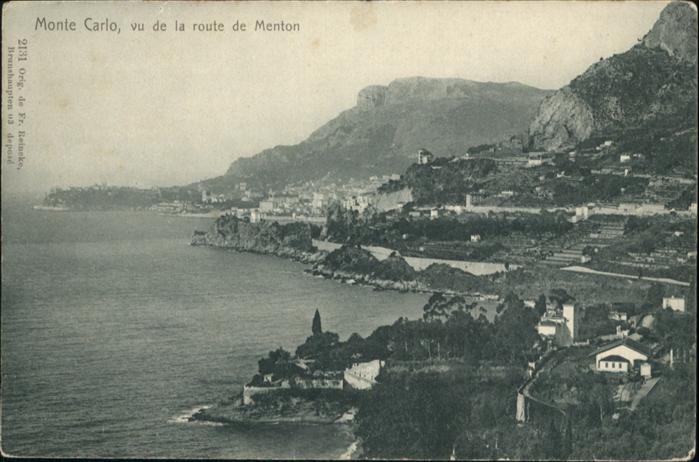 Monte-Carlo Route de Menton