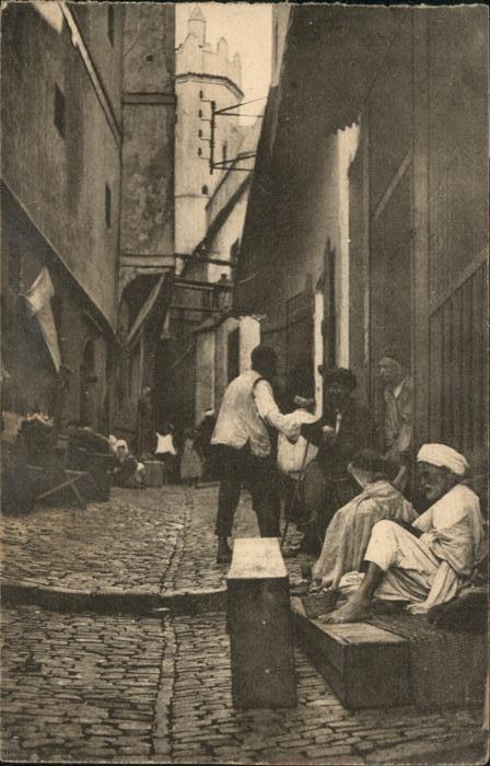 Alger Algerien Rue de la Casbah