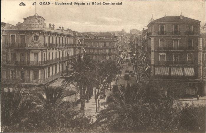 Oran Algerie Boulevard Seguin Hotel Continental